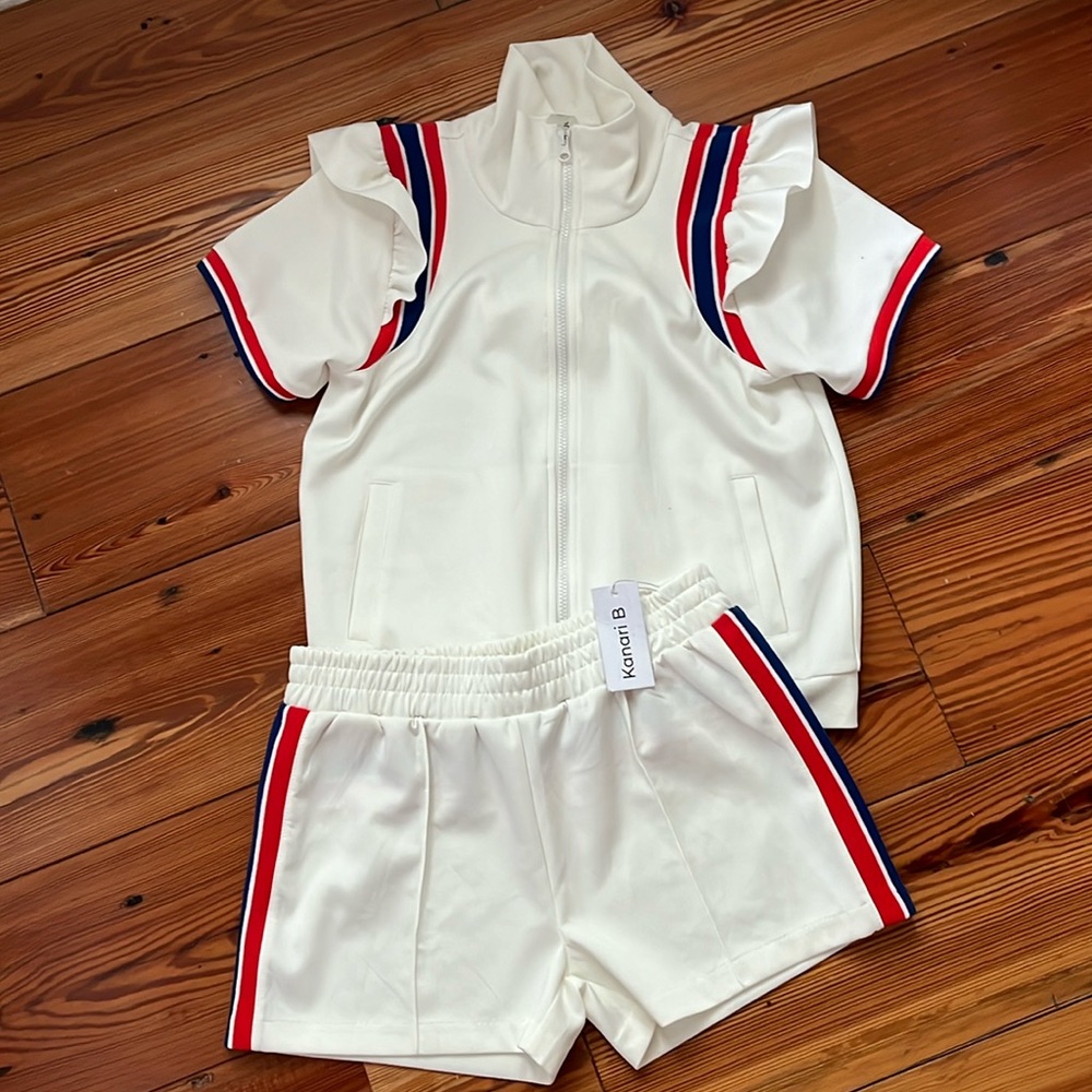 USA patriotic short set, Ladies Large
